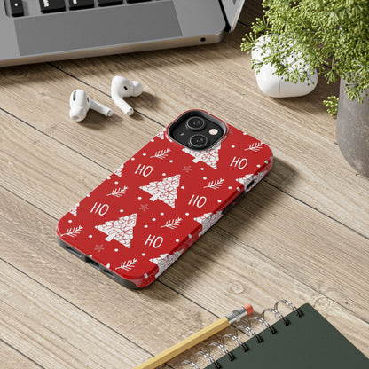 iPhone Case: Ho Ho Ho – Christmas Tree Wonderland