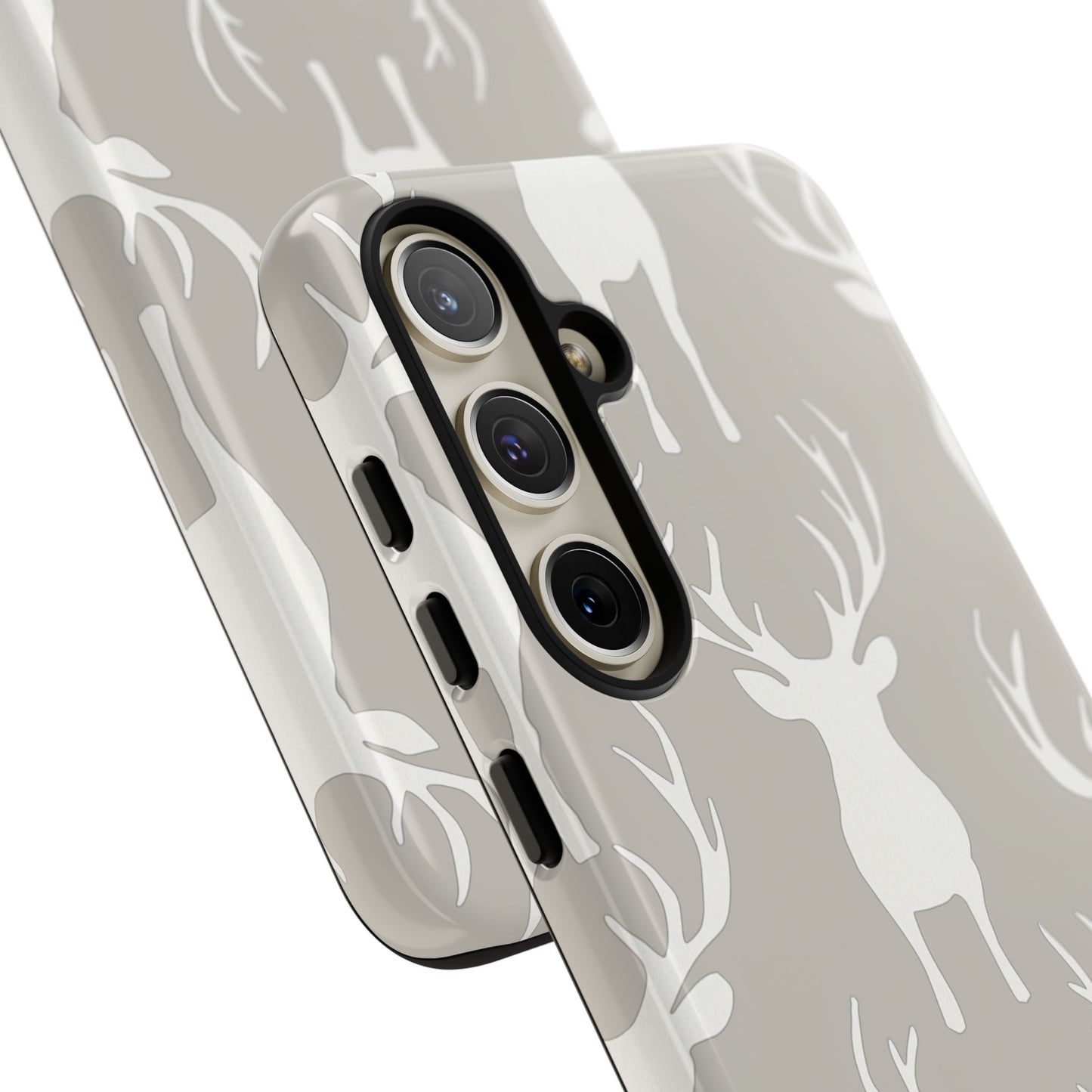 Minimalist Deer Silhouette Pattern – Samsung Galaxy Series Case