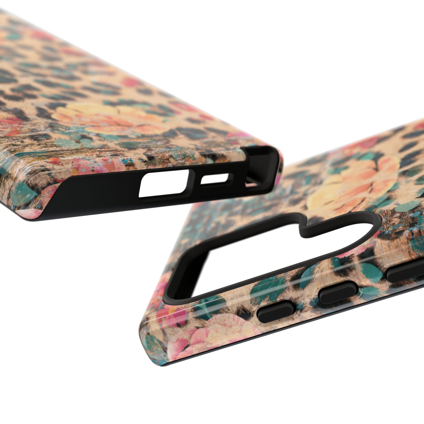 Rustic Floral Leopard - Samsung Galaxy Series Case