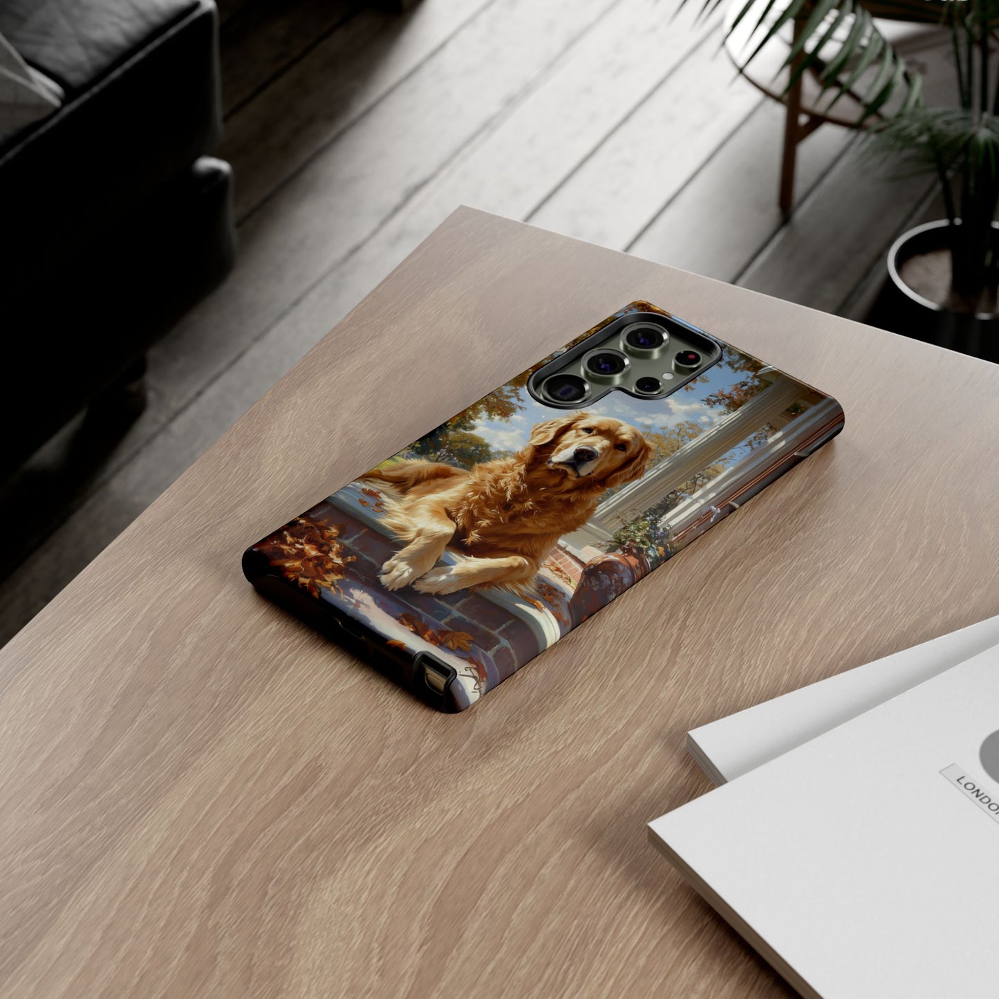 Golden Retriever Autumn Serenity - Samsung Galaxy Series Case