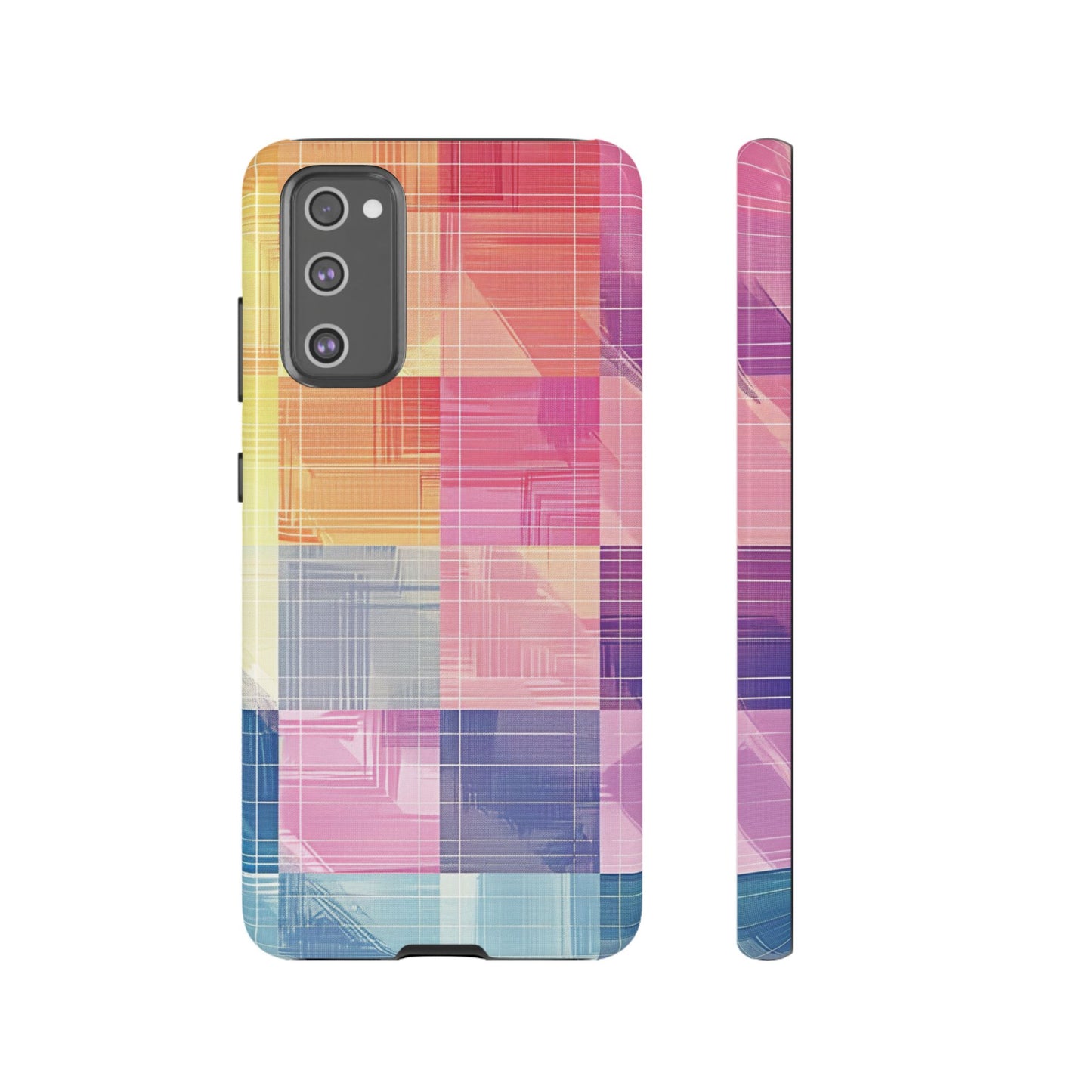 Pastel Panache Watercolor Plaid Case