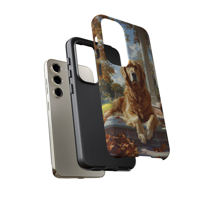 Golden Retriever Autumn Serenity - Samsung Galaxy Series Case