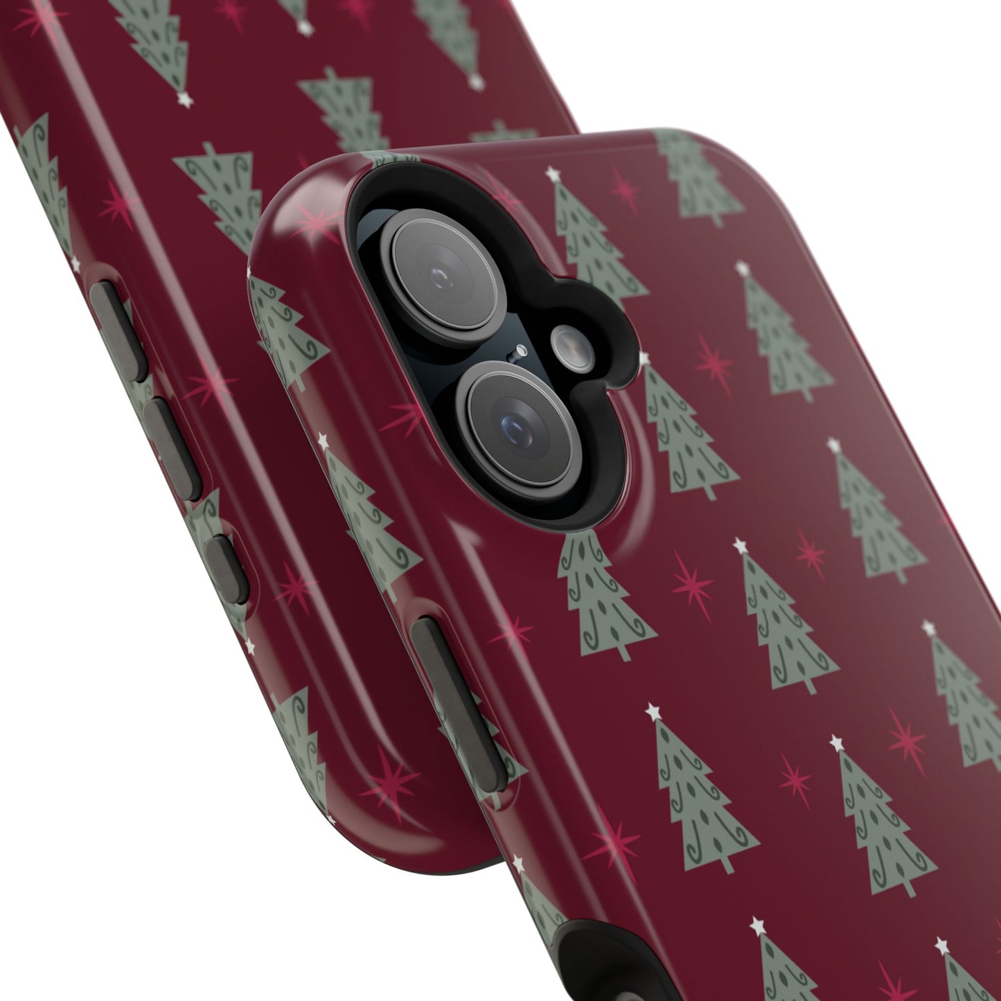 Retro Christmas Tree Pattern – MagSafe iPhone Series Case