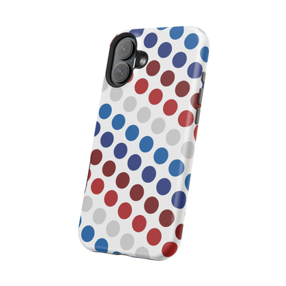 Patriotic Polka Dots - MagSafe iPhone Case