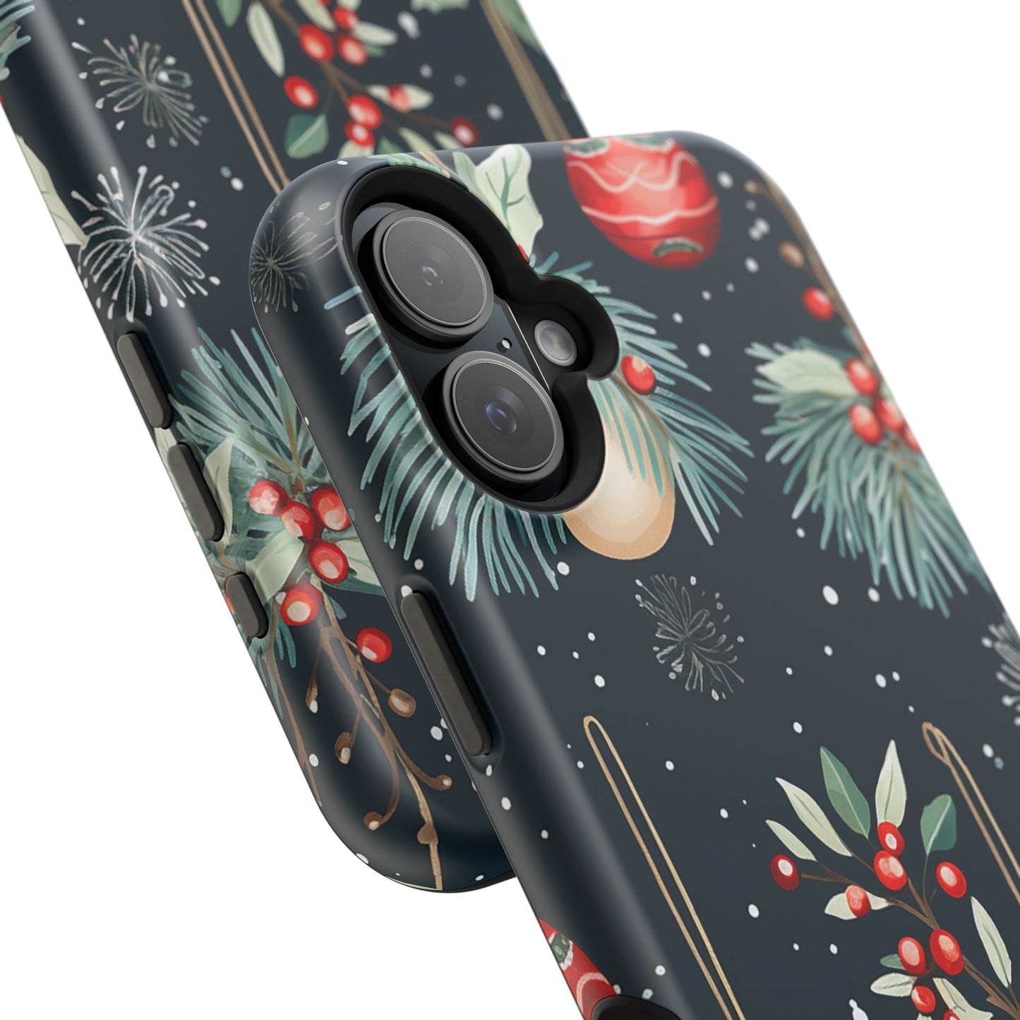 Elegant Christmas Ornaments and Pine - MagSafe iPhone Series Case