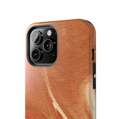 Earthy Terracotta Swirl MagSafe iPhone Case – Elegant Design with Magnetic Precision