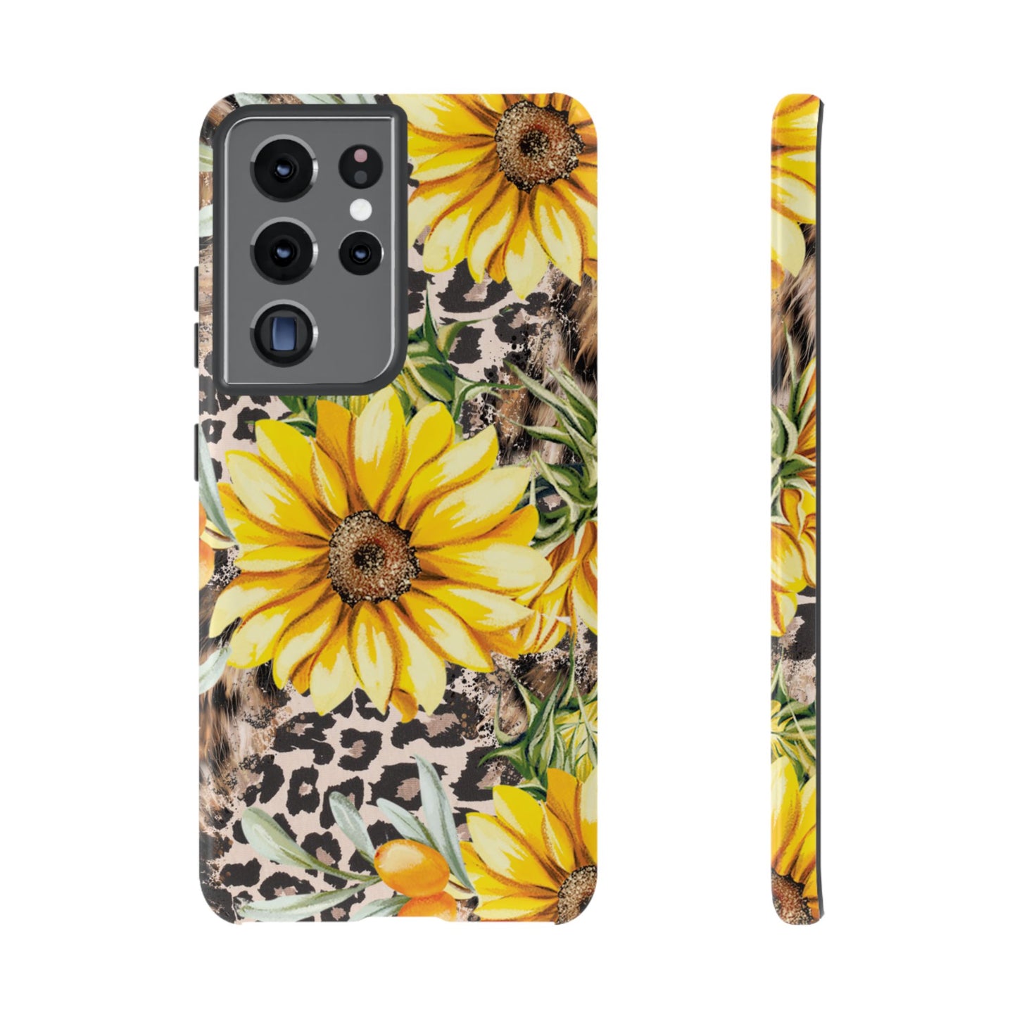 Leopard Sunflower Chic - Samsung Galaxy Series Case