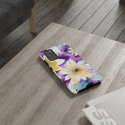 Abstract Floral Watercolor Splash - Samsung Galaxy Series Case