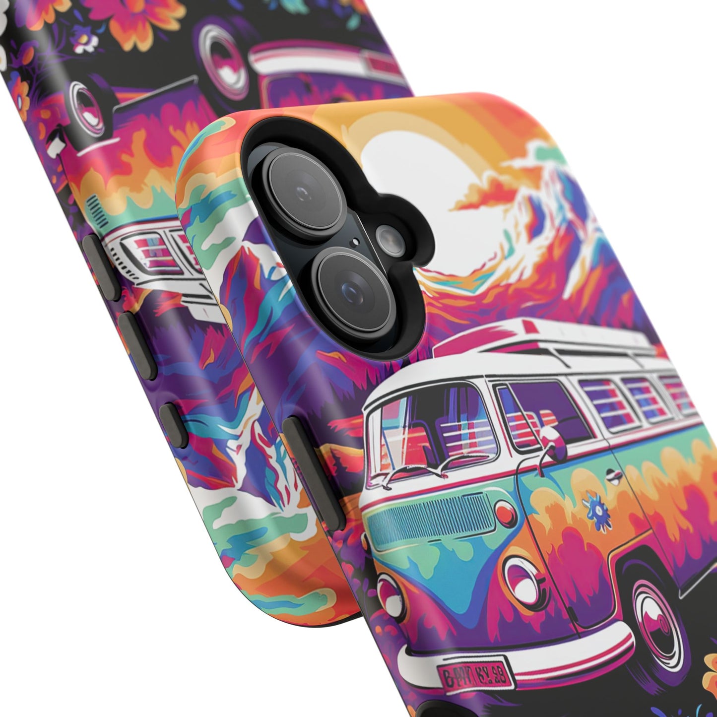 Groovy Floral Sunset Van – MagSafe iPhone Series Case