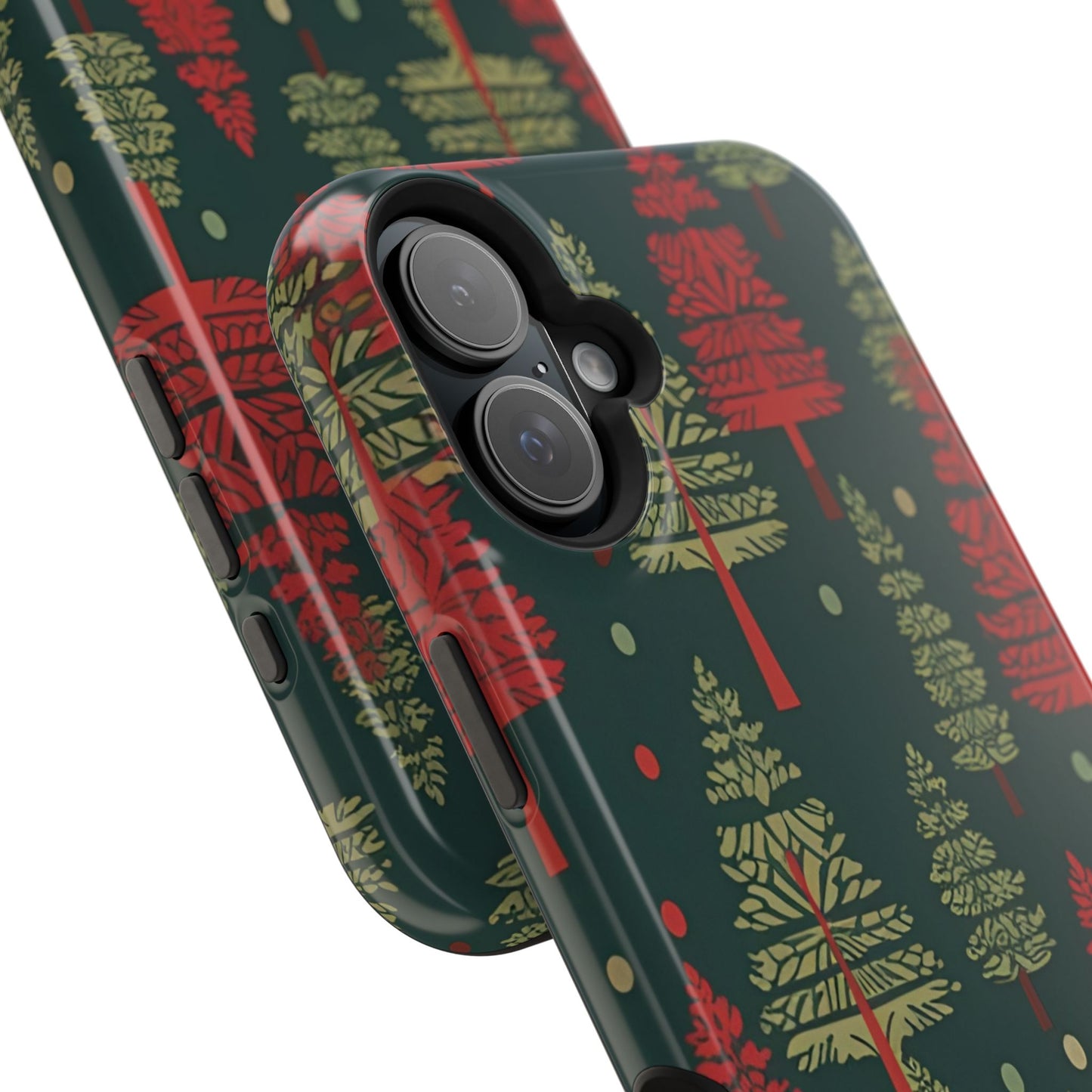 Retro Christmas Trees Pattern -  MagSafe iPhone Series Case