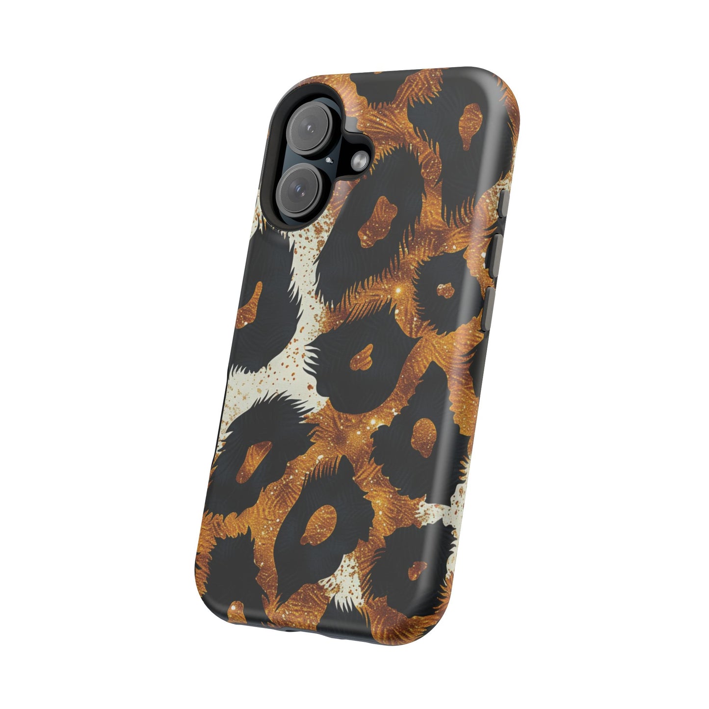 Safari Noir Gold Leopard iPhone Case