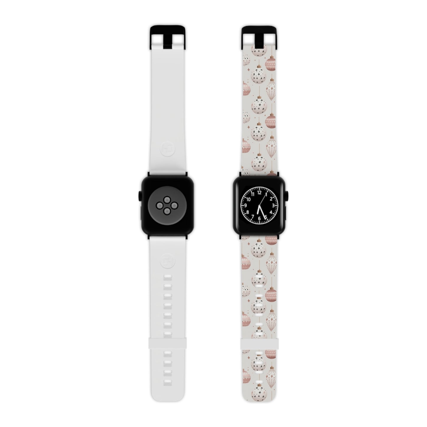  Blush Pink Holiday Ornaments Apple Watch Band