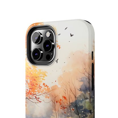 Autumn River Serenity – iPhone Case