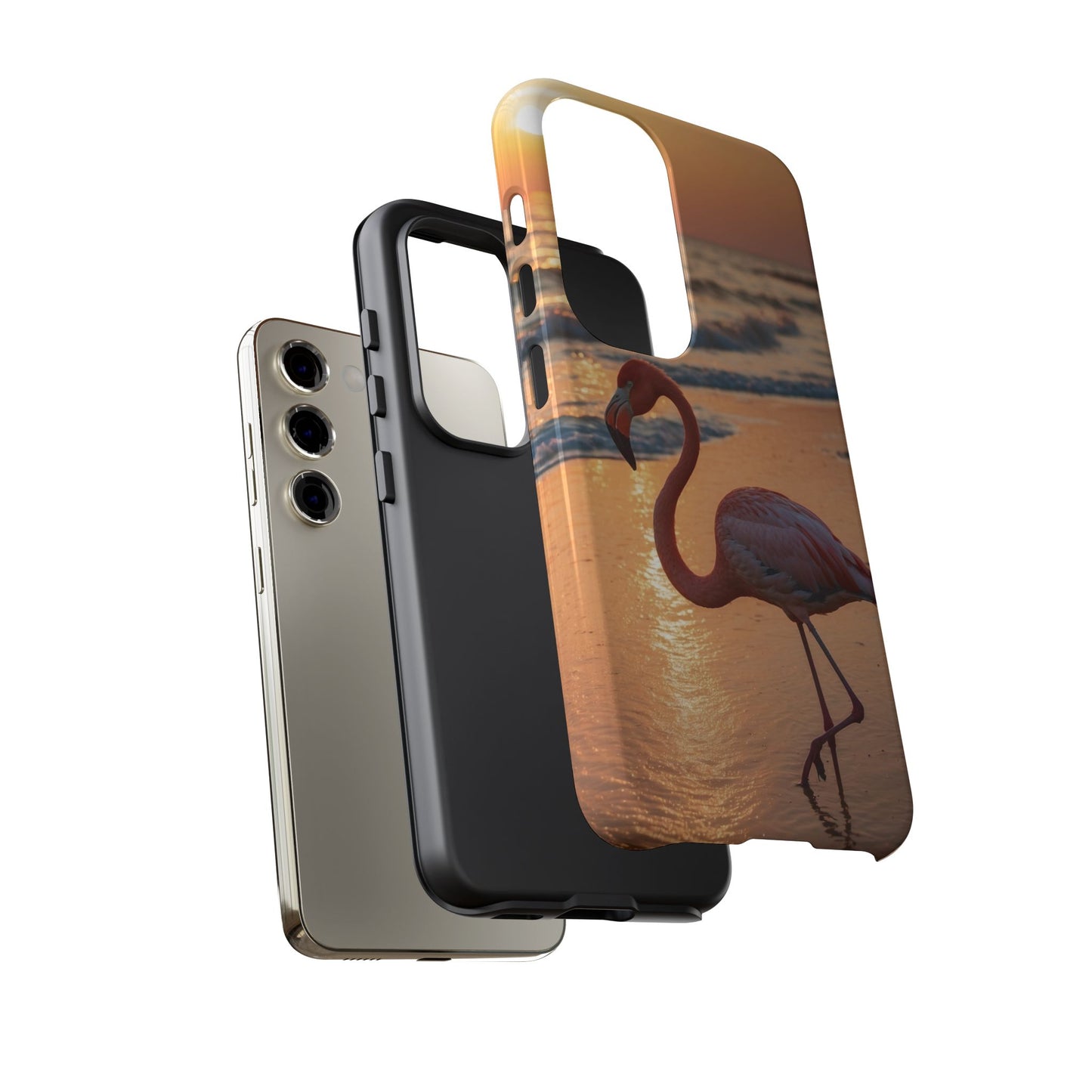 Island Beauty – Flamingo Samsung Galaxy Case