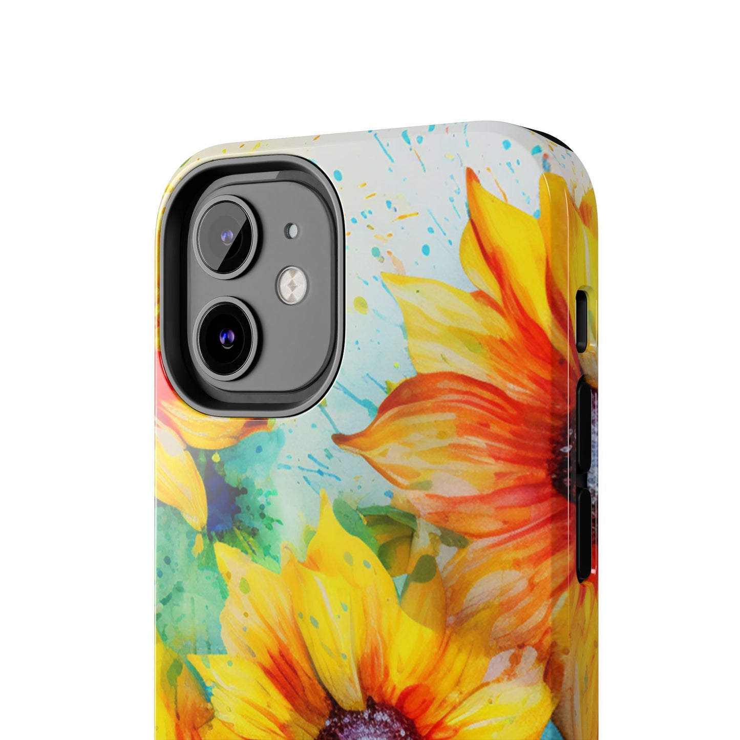 Watercolor Sunflower Splash - iPhone Series Case