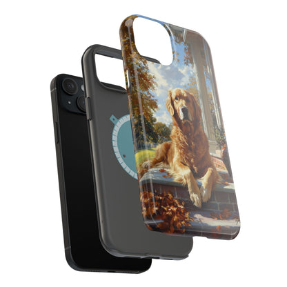 Golden Retriever Autumn Serenity - MagSafe iPhone Series Case