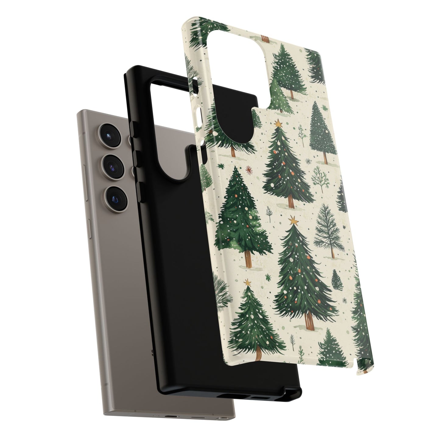 Festive Christmas Tree Forest Pattern – Samsung Galaxy Series Case