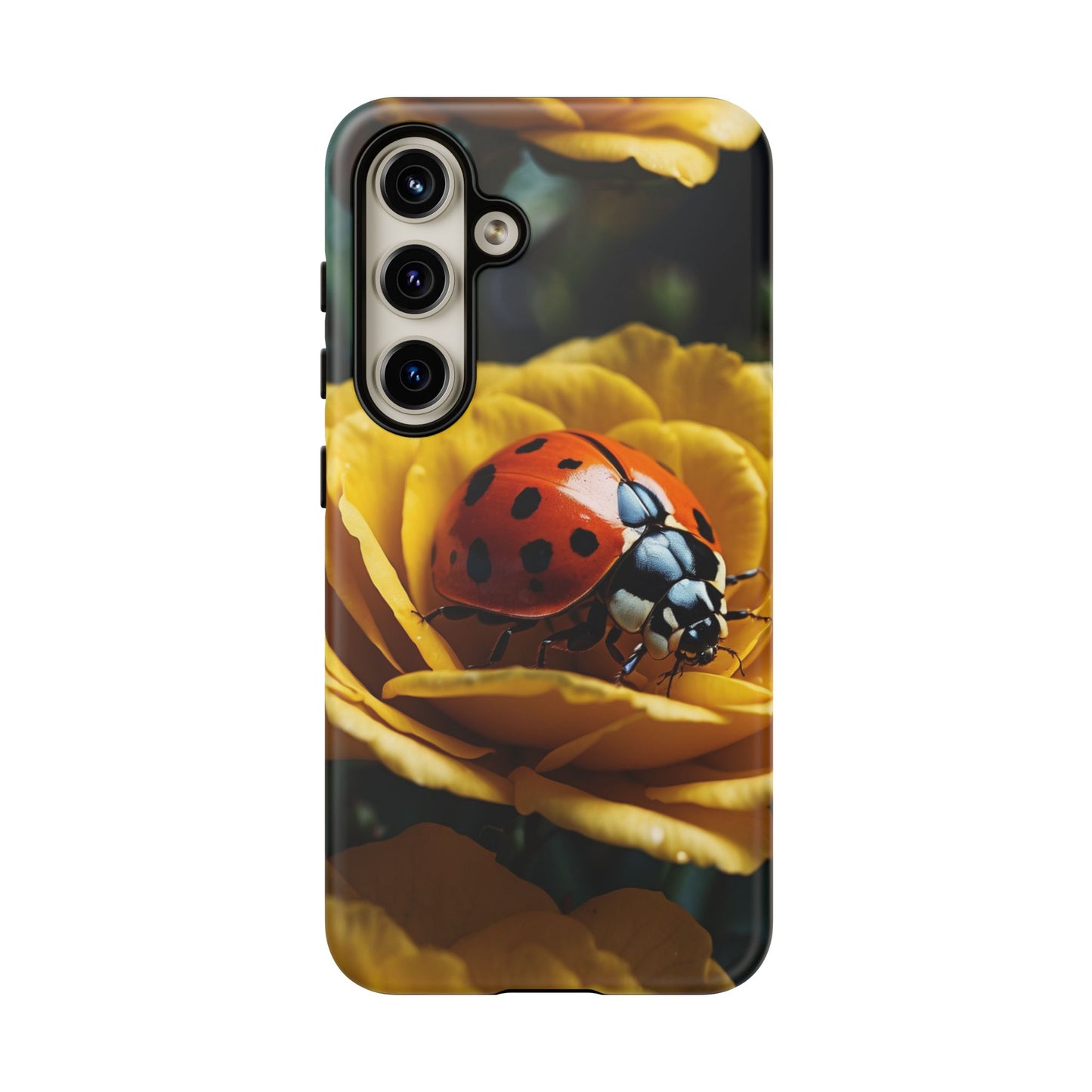 Samsung Galaxy Case: Ladybug on Yellow Petals