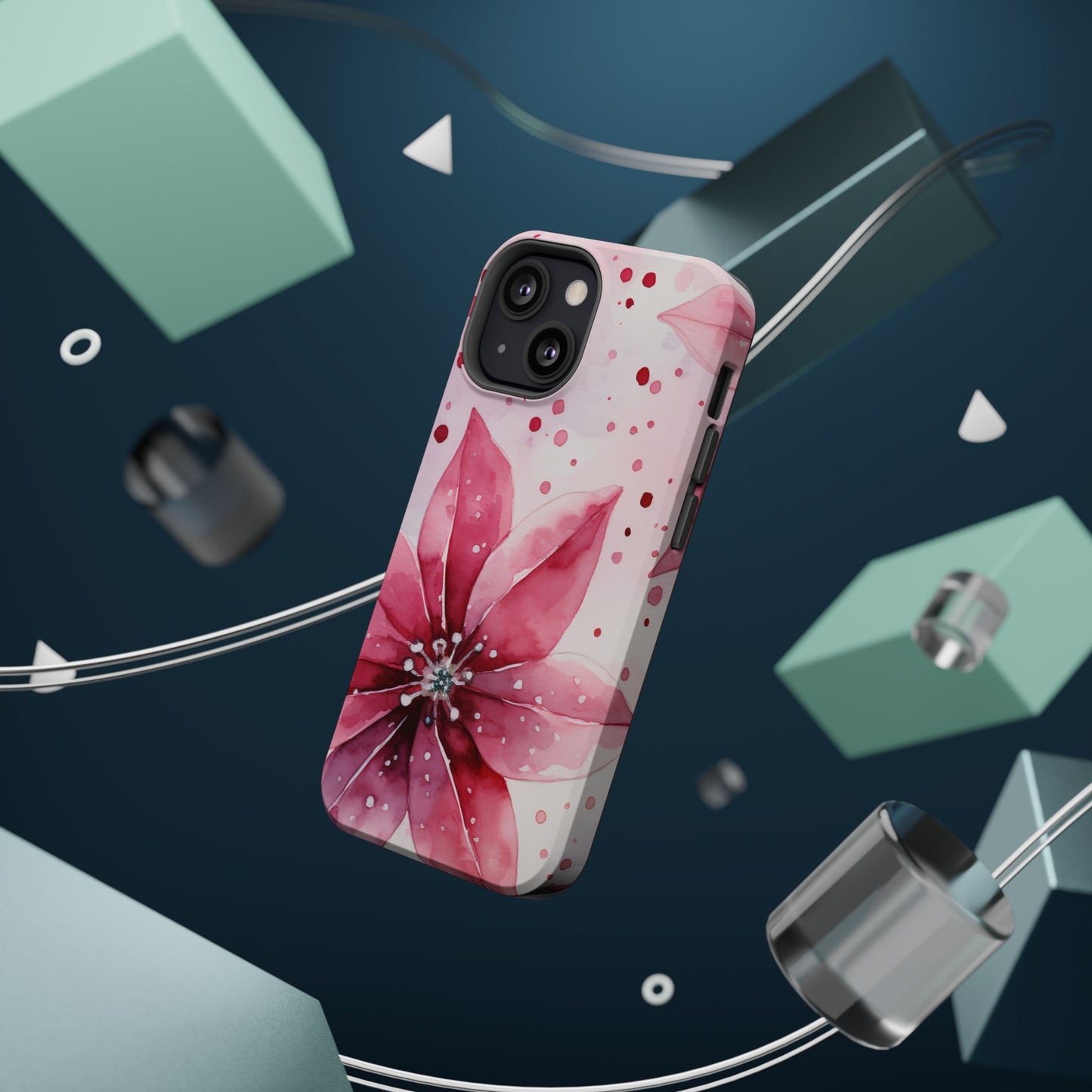 Sapphire Bloom – MagSafe iPhone Case