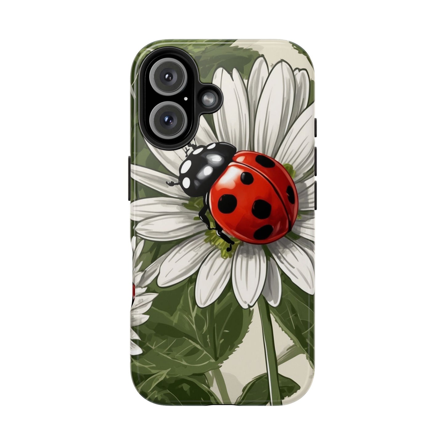 Ladybug & Daisy Garden Charm - iPhone Series Case