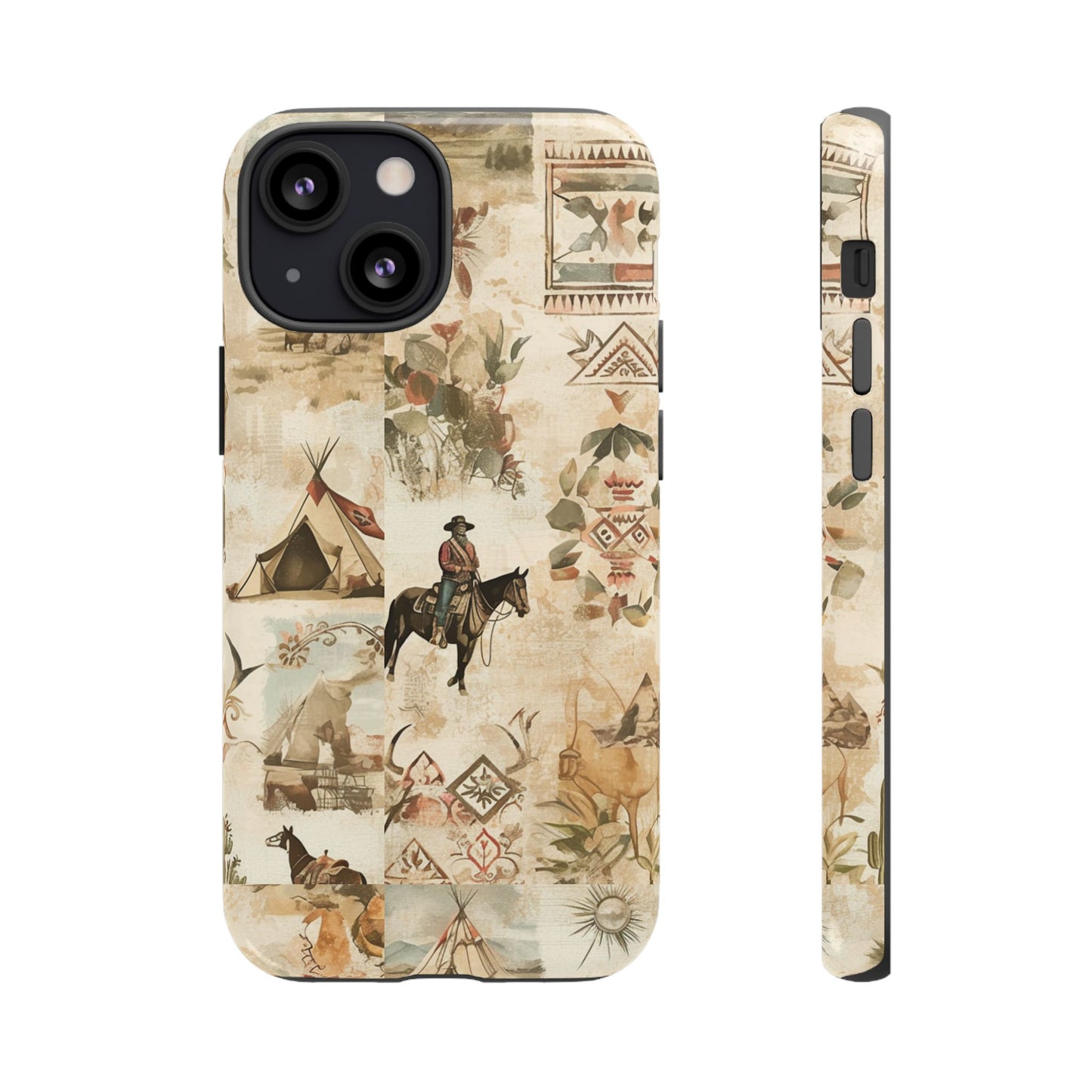 Western Collage Case | Vintage Country Aesthetic