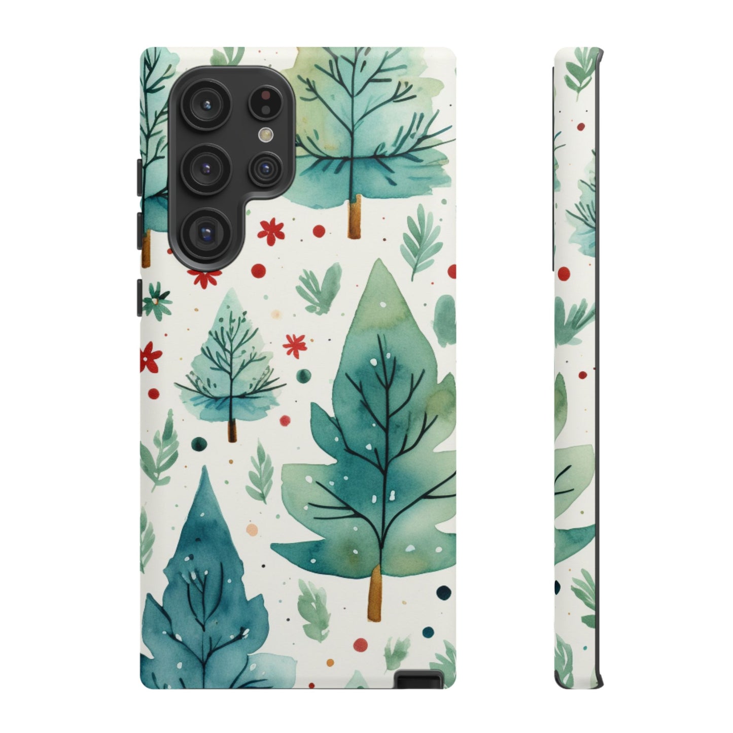 Watercolor Winter Forest -  Samsung Galaxy Series Case