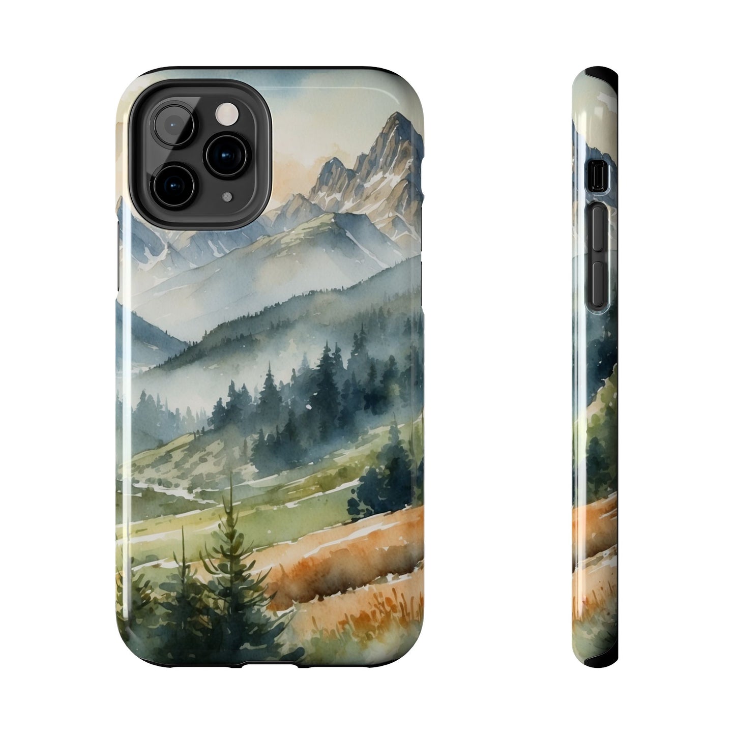 Serene Alpine Forest - iPhone Case