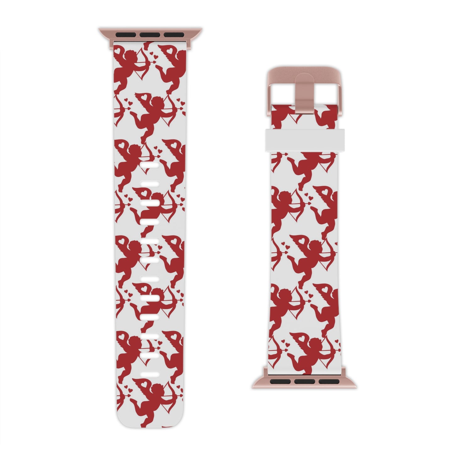  Red Cupid Love Pattern Apple Watch Band