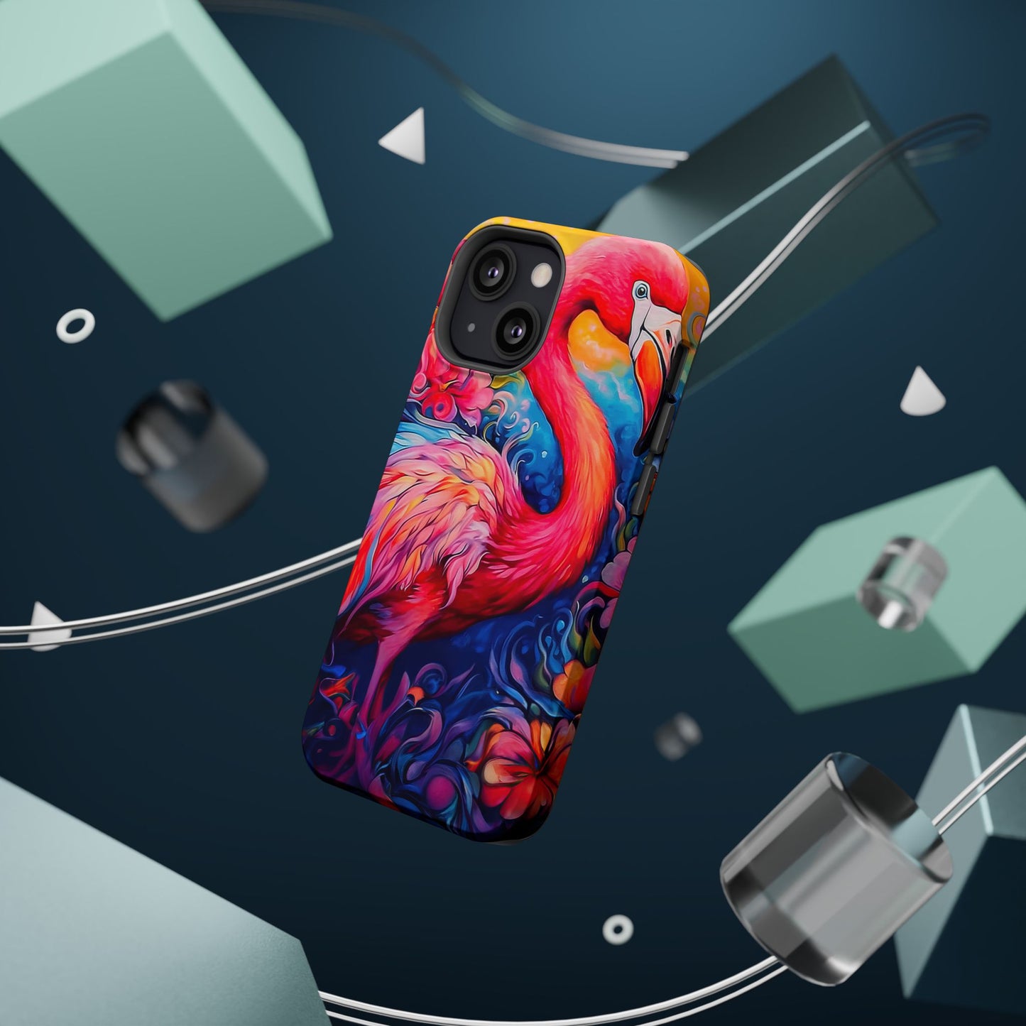 Flamingo Radiance – MagSafe iPhone Cases