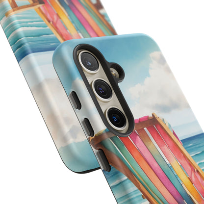 Vibrant Beach Escape Samsung Galaxy Case – Colorful Summer Design