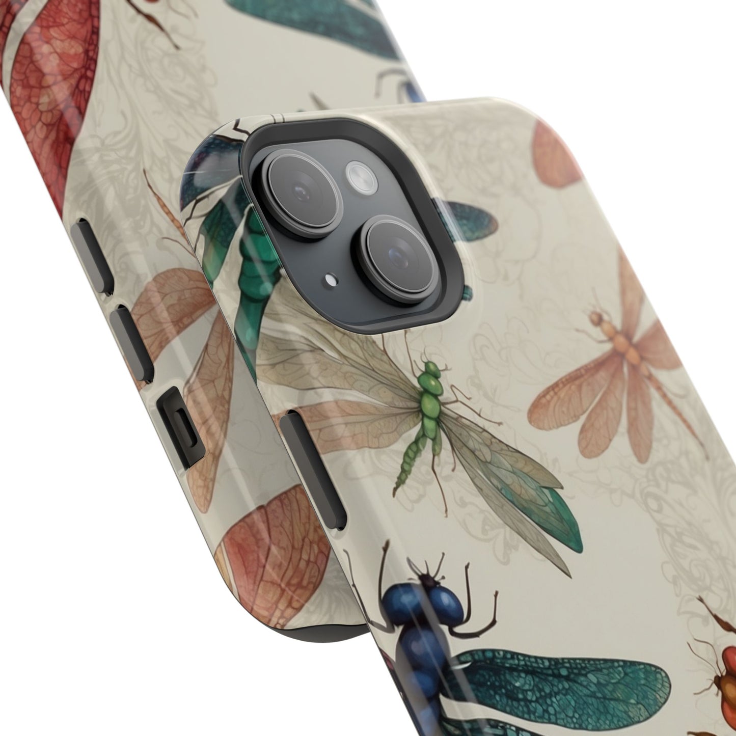 Vintage Dragonfly Garden – MagSafe iPhone Series Case