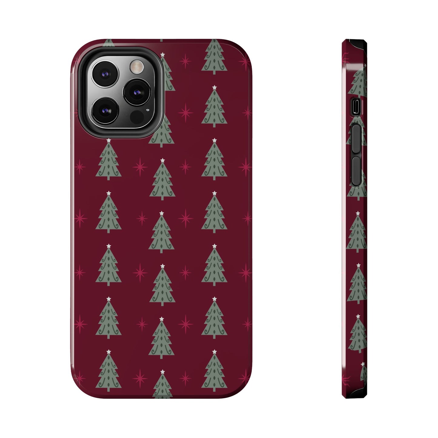 Retro Christmas Tree Pattern – iPhone Series Case