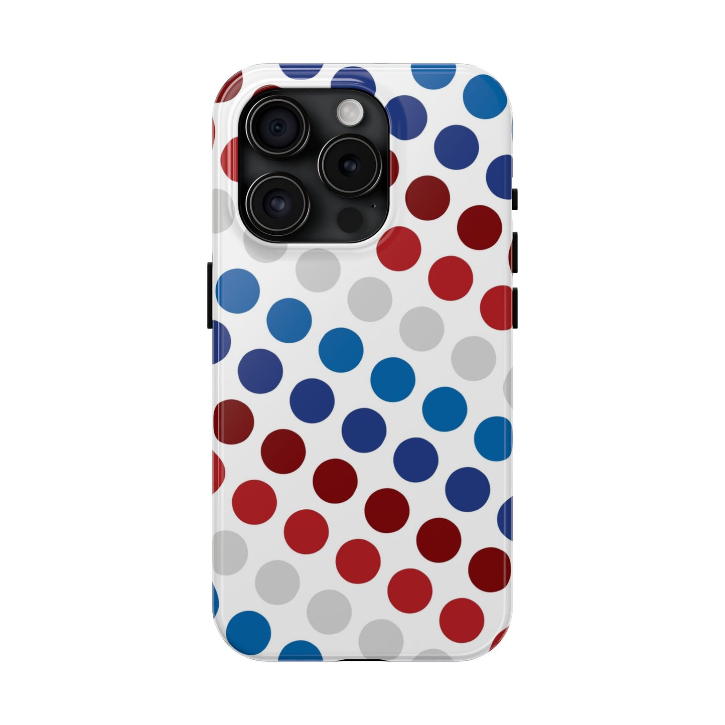 Patriotic Polka Dots - iPhone Case