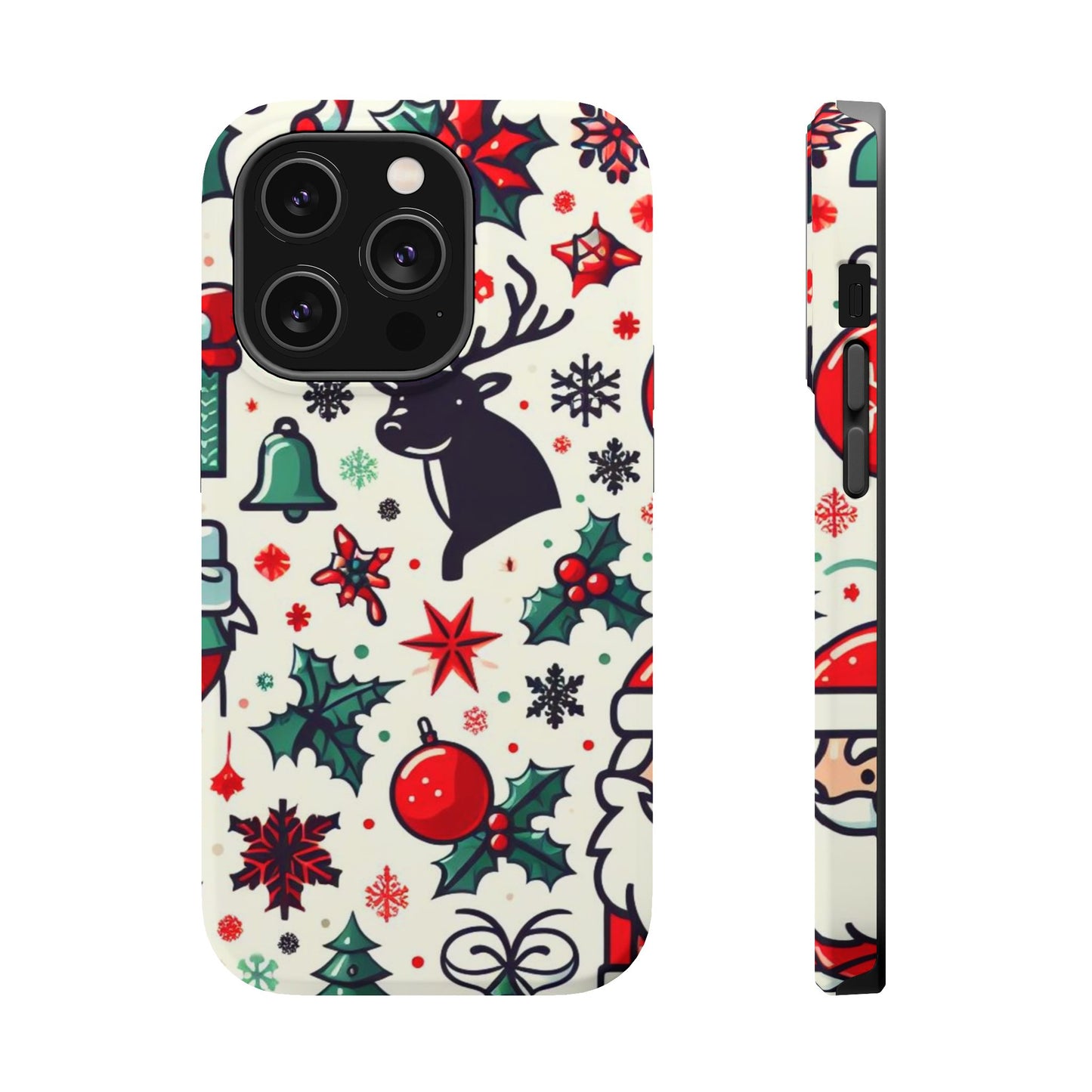 Cartoon Christmas Cheer – MagSafe iPhone Case