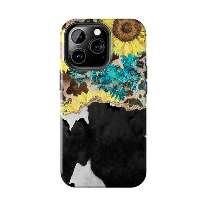 Rustic Sunflower Leopard Glam - iPhone Series Case