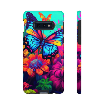 Vivid Butterfly & Floral Burst - Samsung Galaxy Case - BOGO Cases