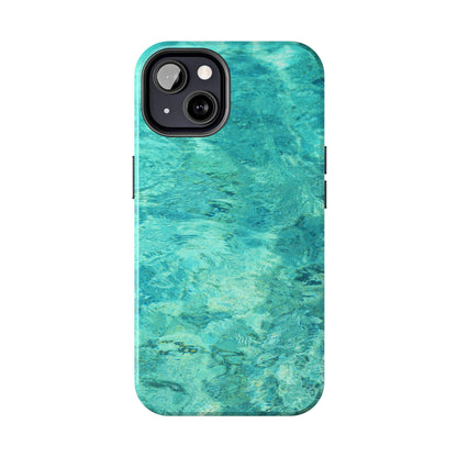 Aqua Blue Water iPhone Case – Relaxing Beach-Inspired Design