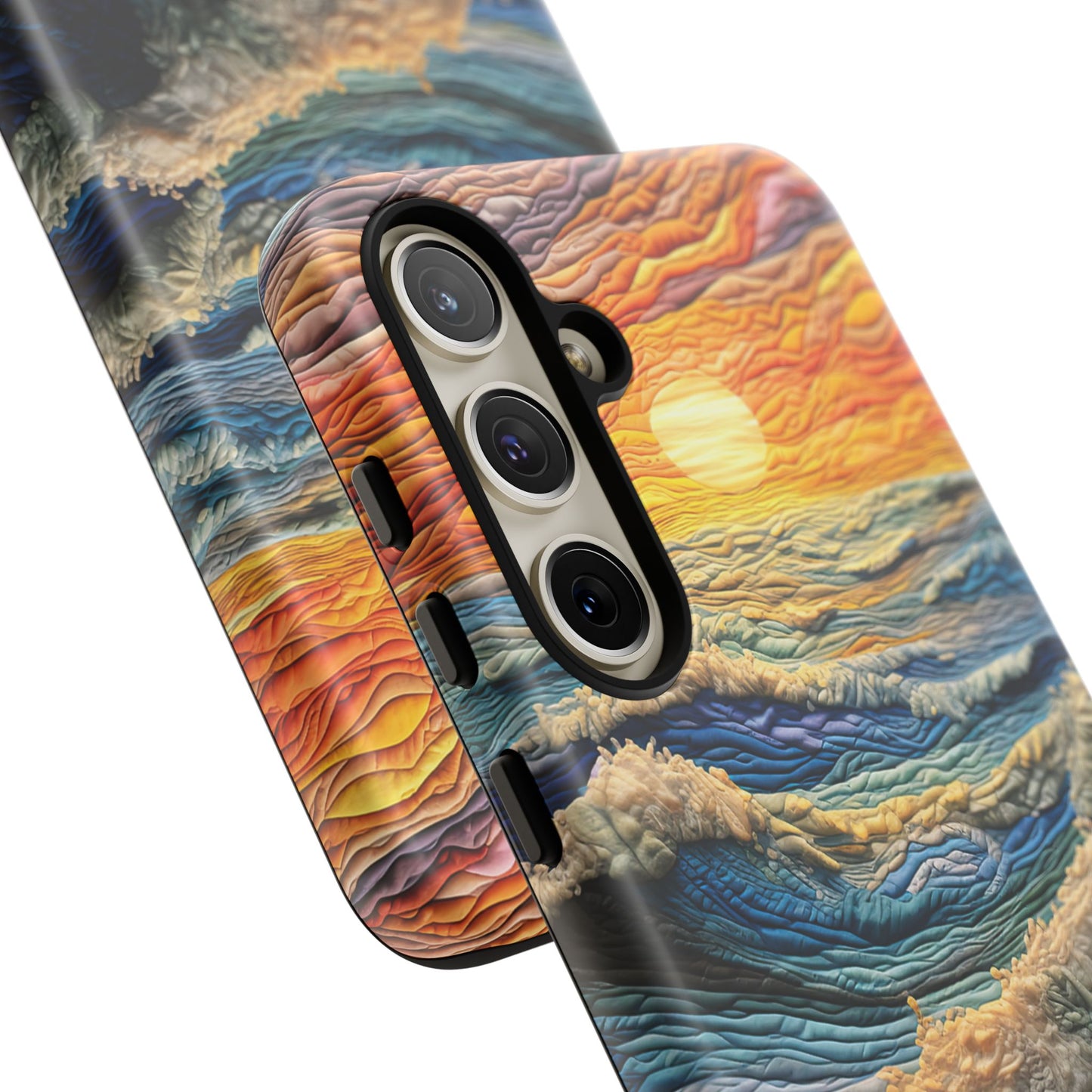 Textured Ocean Sunset Waves – Samsung Galaxy Series Case