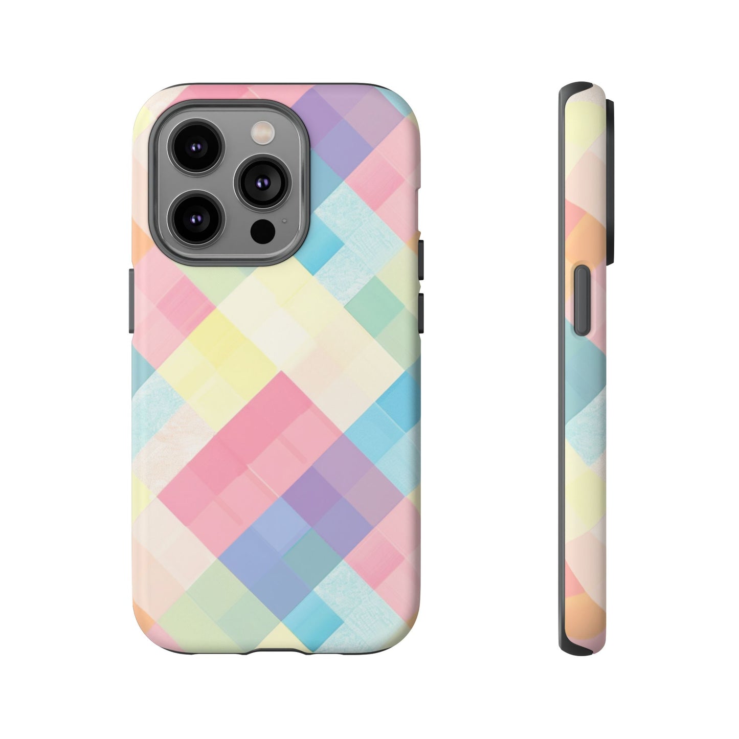 Spring Sonata Pastel Plaid Case