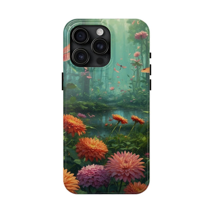 Enchanted Forest Dragonflies & Blossoms – iPhone Series Case