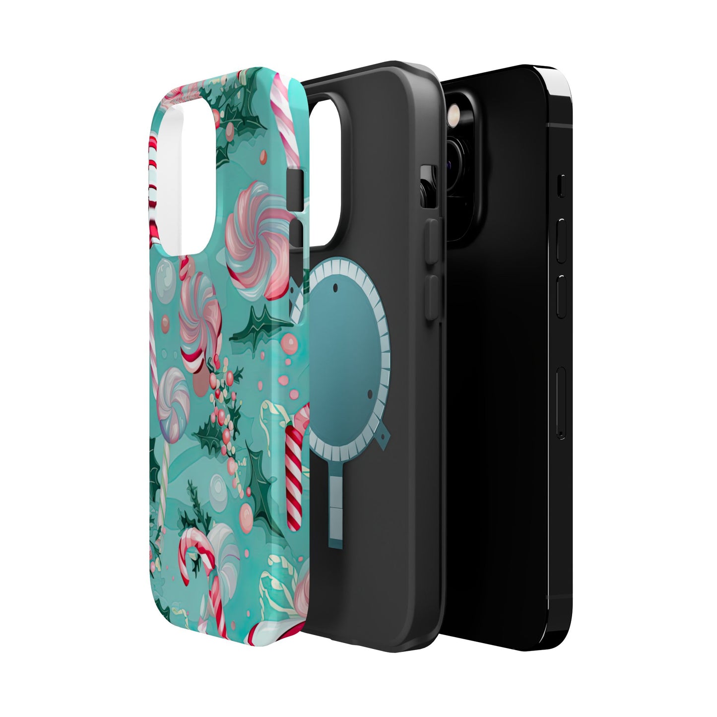 Candy Cane & Peppermint Holiday Delight – MagSafe iPhone Series Case