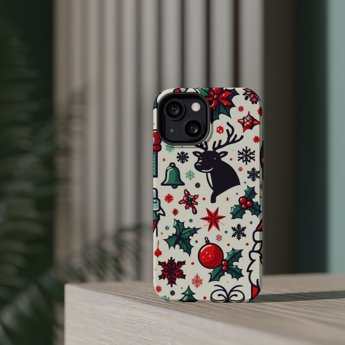 Cartoon Christmas Cheer – MagSafe iPhone Case