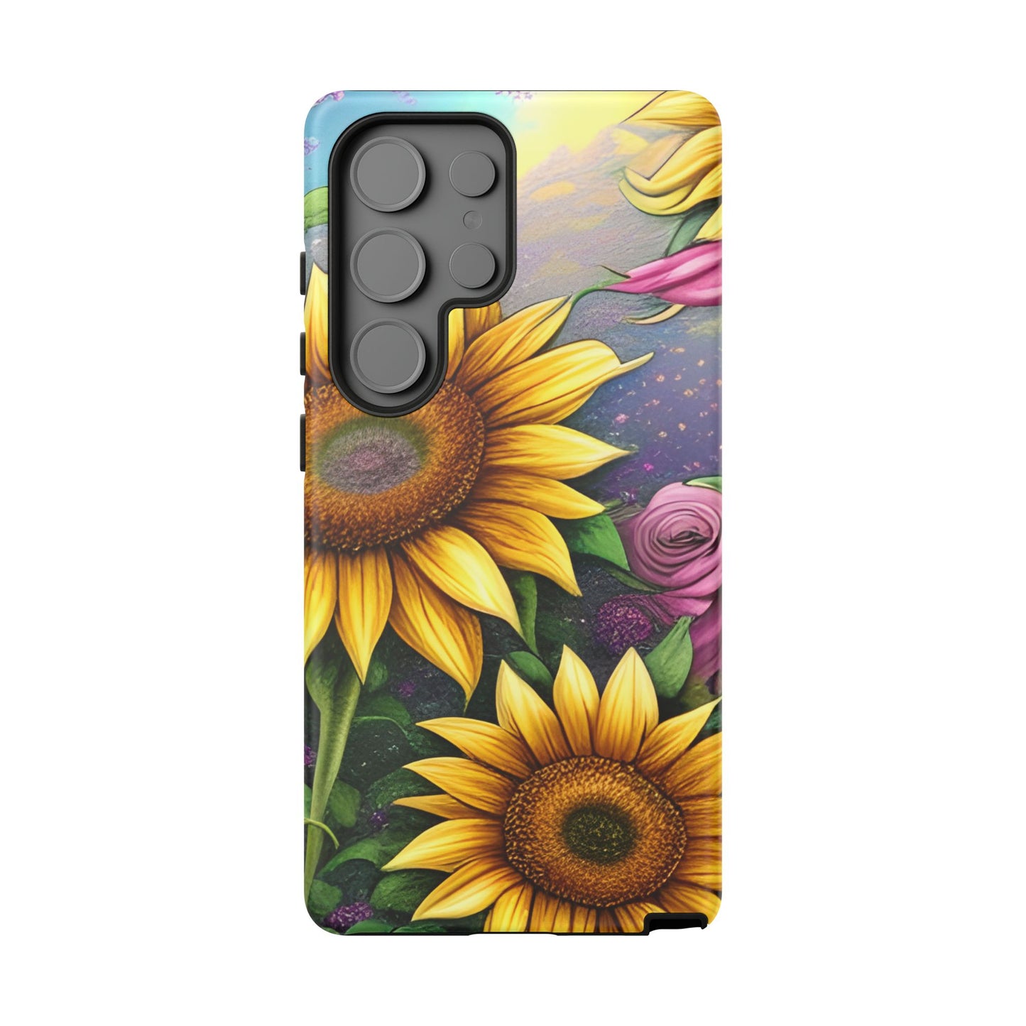 Whimsical Sunflower & Rose Garden - Samsung Galaxy Series Case