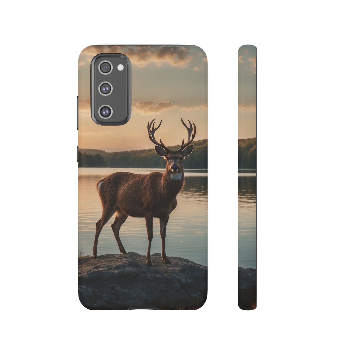 Majestic Stag at Sunset – iPhone Case