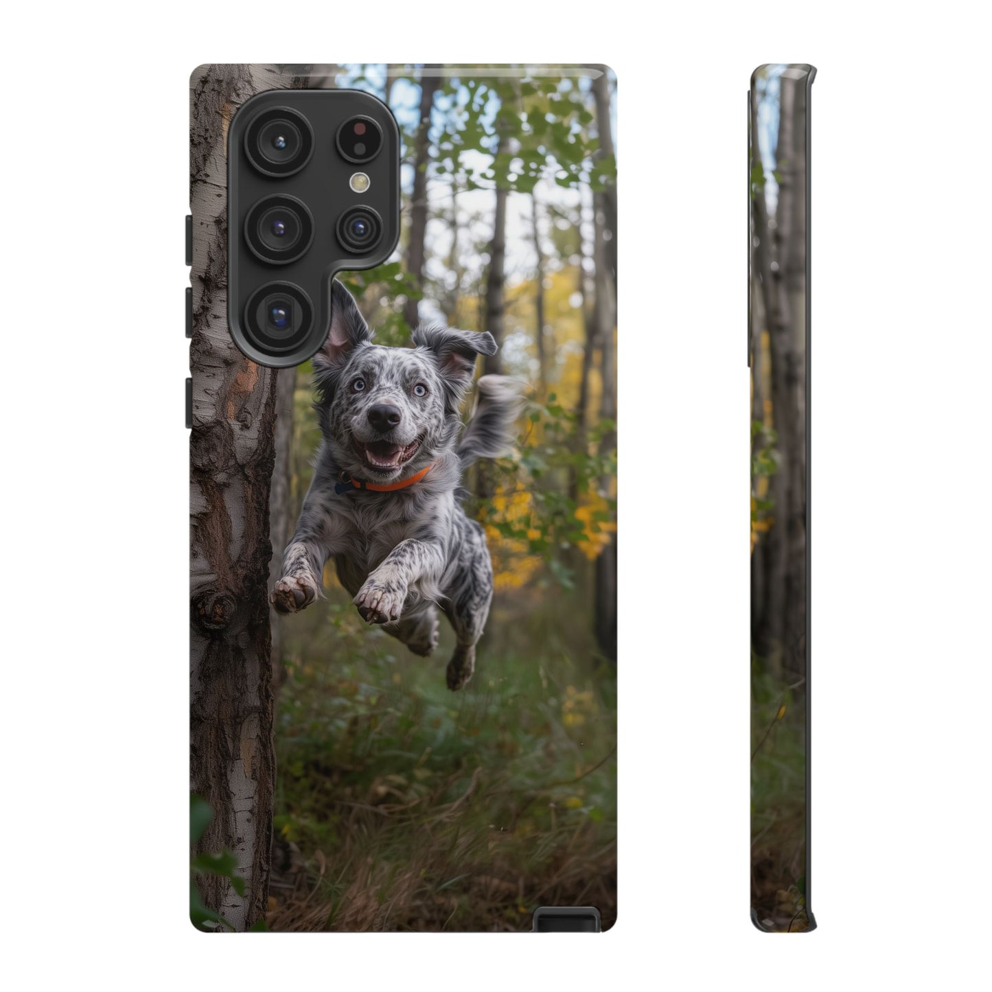 Happy Forest Dog iPhone Case – Nature-Inspired Protective Cover