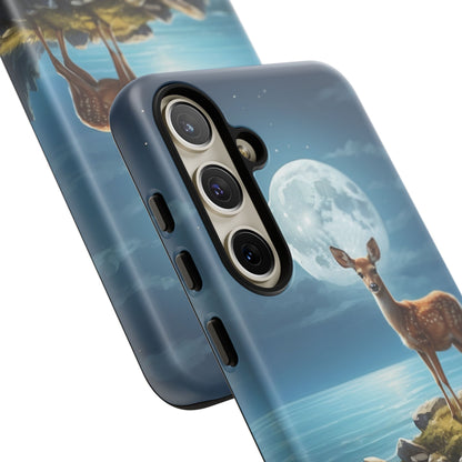 Enchanted Fawn Under the Moonlit Sky Samsung Galaxy Case