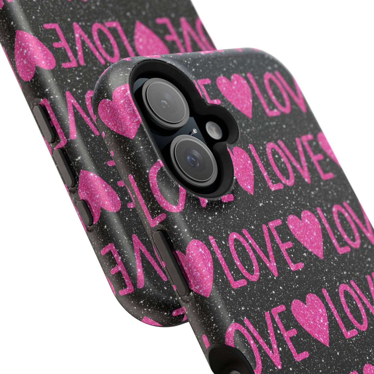 Pink Glitter Love MagSafe Case