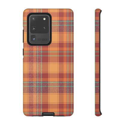 Samsung Galaxy Case - Autumn Tartan Plaid Design