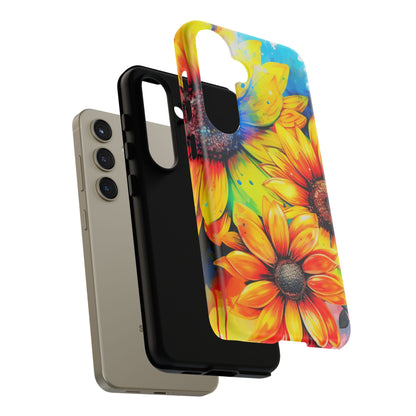 Vibrant Sunflower Splash - Samsung Galaxy Series Case