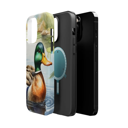 Serene Duck Reflection - MagSafe iPhone Case